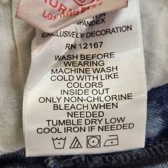 Laurie Felt Floral Cropped Jeans Size 16 Petite Classic Boyfriend Jeans - Picture 10 of 12